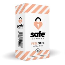 SAFE - Condoms Feel Safe Ultra Thin (10 pcs)
