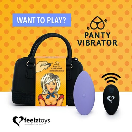 FeelzToys - Panty Vibe Remote Controlled Vibrator Purple