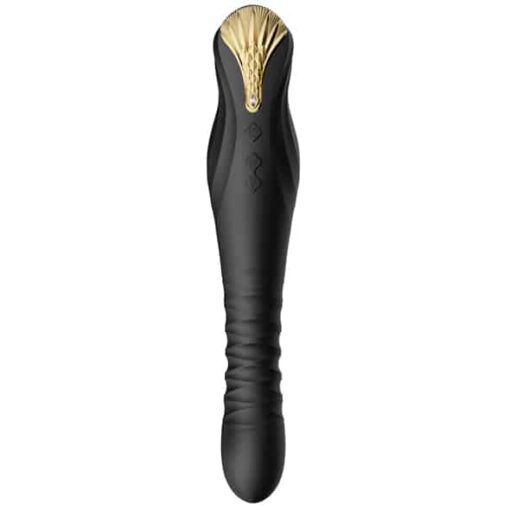 Zalo - King Vibrating Thruster Obsidian Black