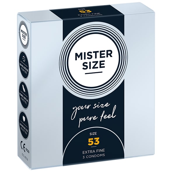 Mister Size – 53 mm Condoms 3 Pieces – Intimfryd