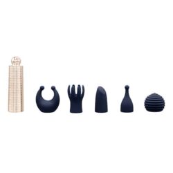 Pillow Talk - Secrets Choices 6 Piece Mini Massager Set Navy Blue&Rose Gold