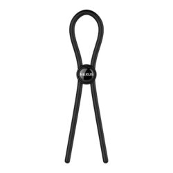 Nexus - Forge Single Adjustable Lasso Silicone Cock Ring Black