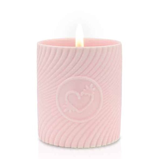 HighOnLove - Pink Massage Candle Strawberries & Champagne